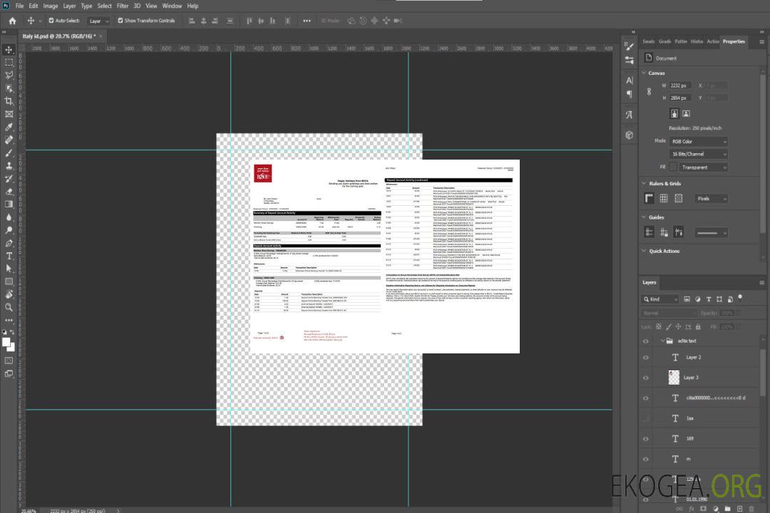 Relevé bancaire australien BECU.pdf template Relevé bancaire australien BECU.pdf template